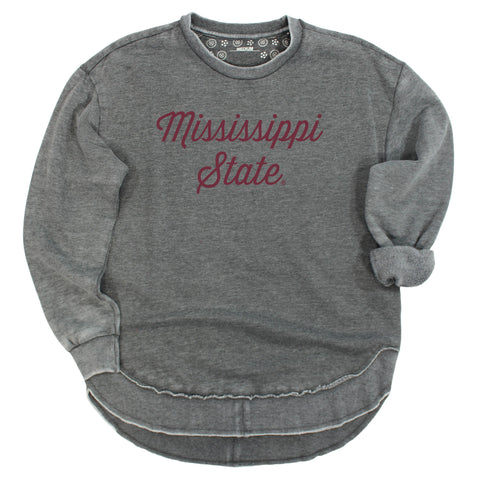 Sideline Script Poncho Fleece in Mississippi State University