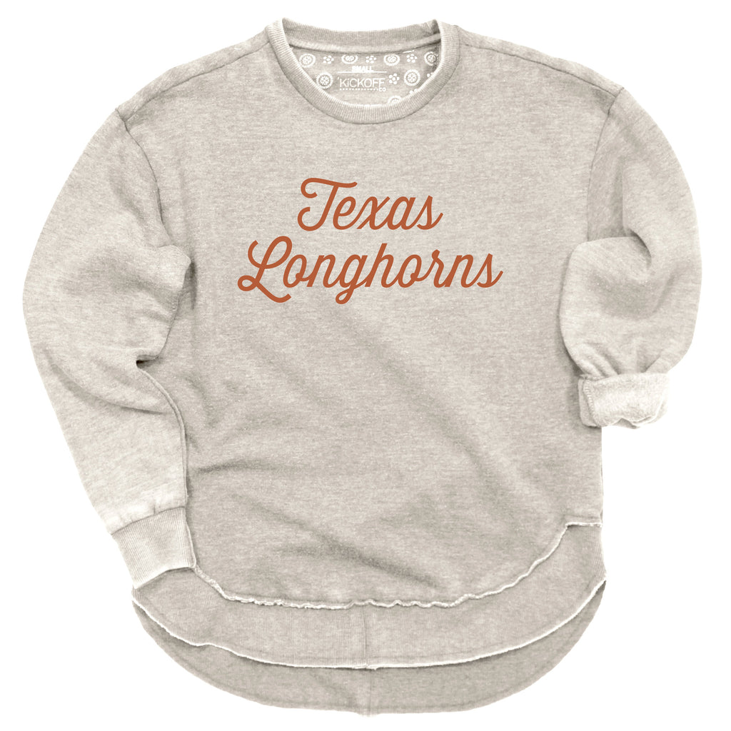 Sideline Script Poncho Fleece in University of Texas