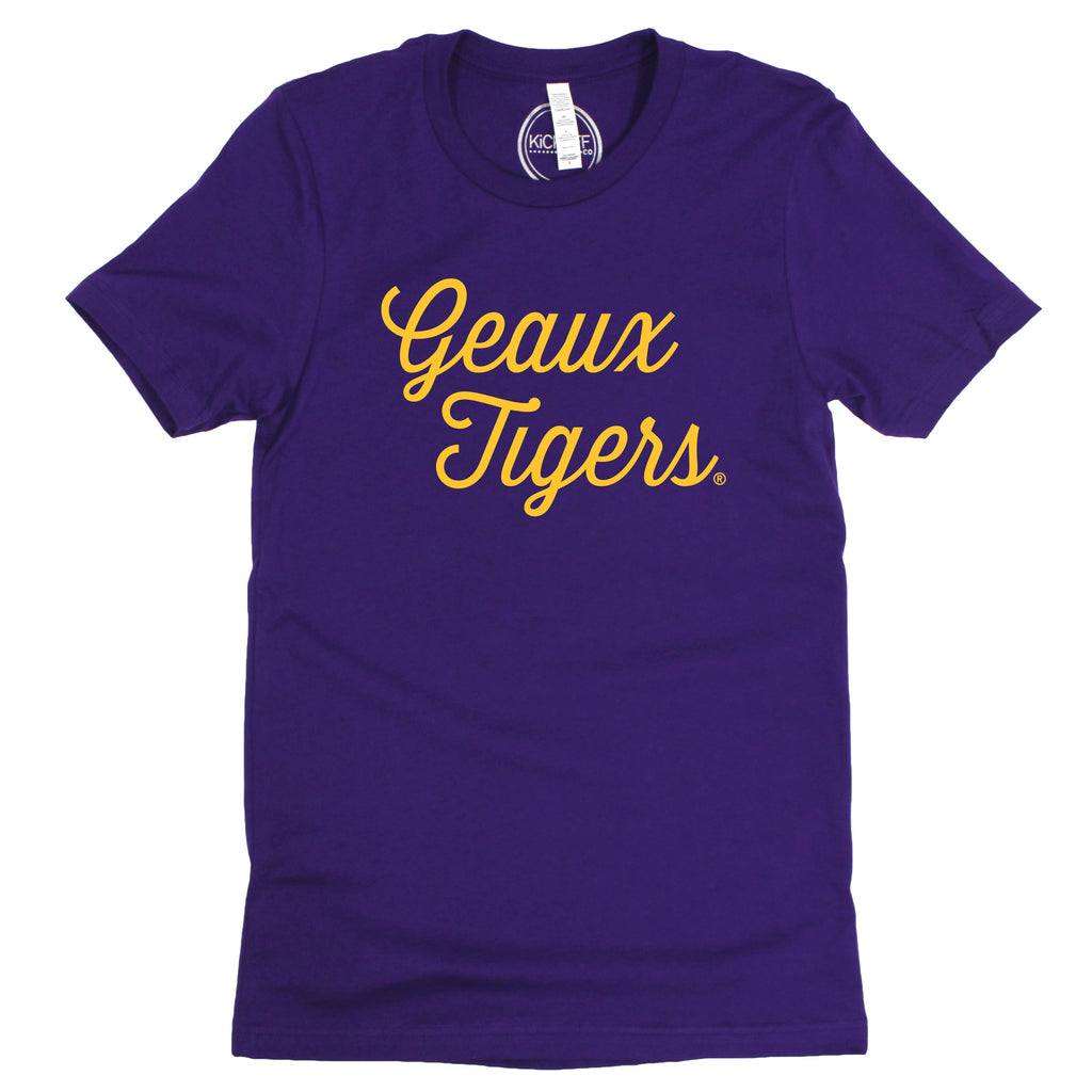 Sideline Script Short Sleeve T-shirt in Louisiana State University