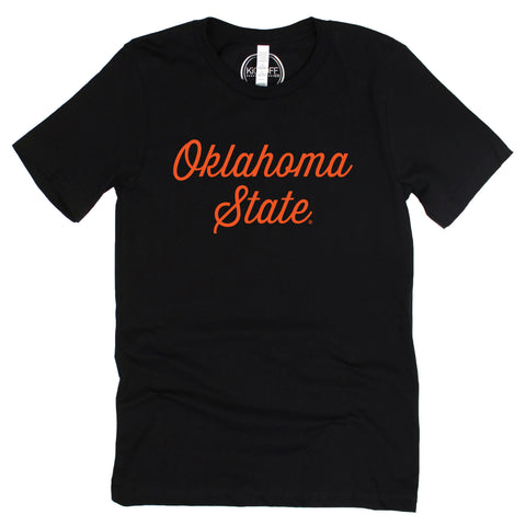 Sideline Script Short Sleeve T-shirt in Oklahoma State University