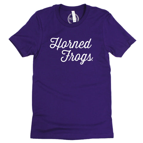 Sideline Script Short Sleeve T-shirt in Texas Christian University