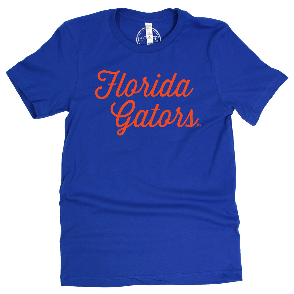 Sideline Script Short Sleeve T-shirt in University of Florida