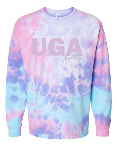 University of Georgia Spring Fling Long Sleeve Tee in Cotton Candy