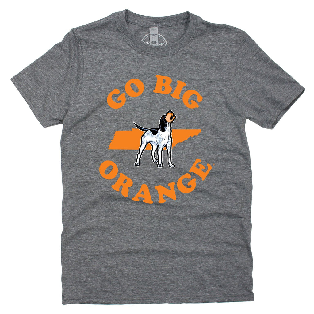 State Short Sleeve T-shirt in Charcoal Heather - University of Tennessee