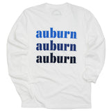 Auburn On Repeat Long Sleeve Sueded Tee