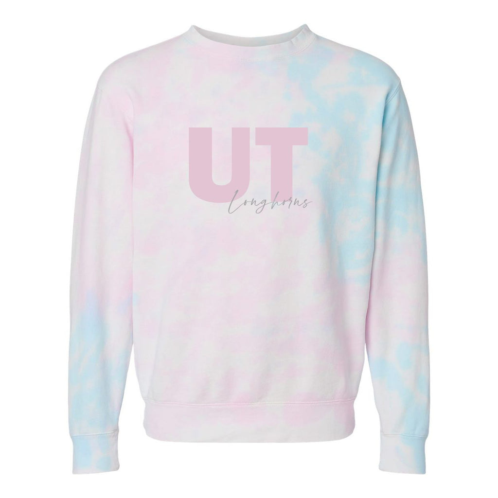 University of Texas at Austin (The) Spring Fling Tie-Dye Sweatshirt in Cotton Candy