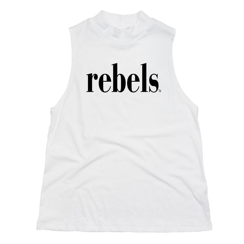 Rebels Sideline Mock Neck Tank