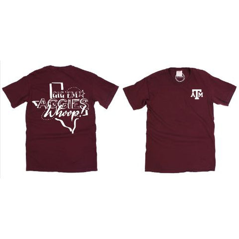 Pep Squad Short Sleeve T-shirt in Maroon - Texas A&M University