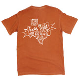 Pep Squad Short Sleeve T-shirt in Burnt Orange - University of Texas