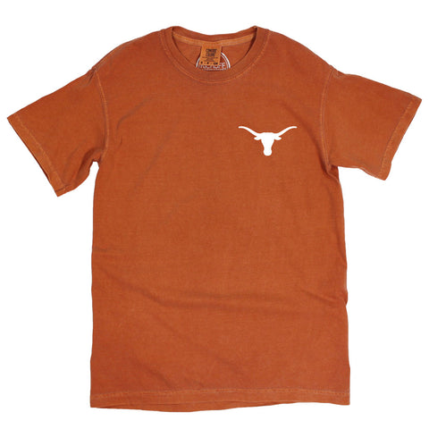 Pep Squad Short Sleeve T-shirt in Burnt Orange - University of Texas