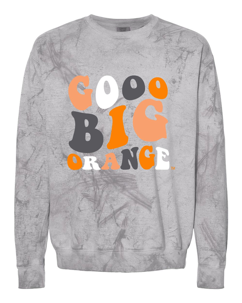 Groovy Washed Crewneck Fleece in Smoke - University of Tennessee